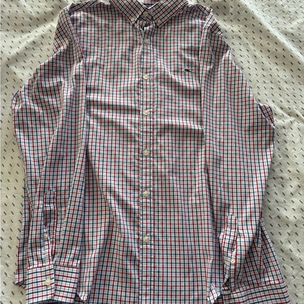 Vineyard Vines Plaid Button-Up Shirt